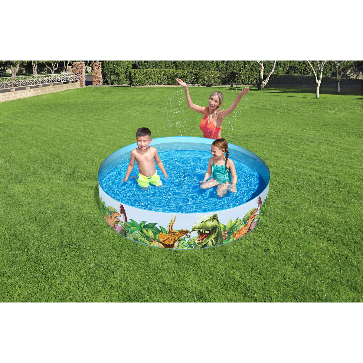 Bērnu baseins Bestway Dinozauri 183 x 38 cm